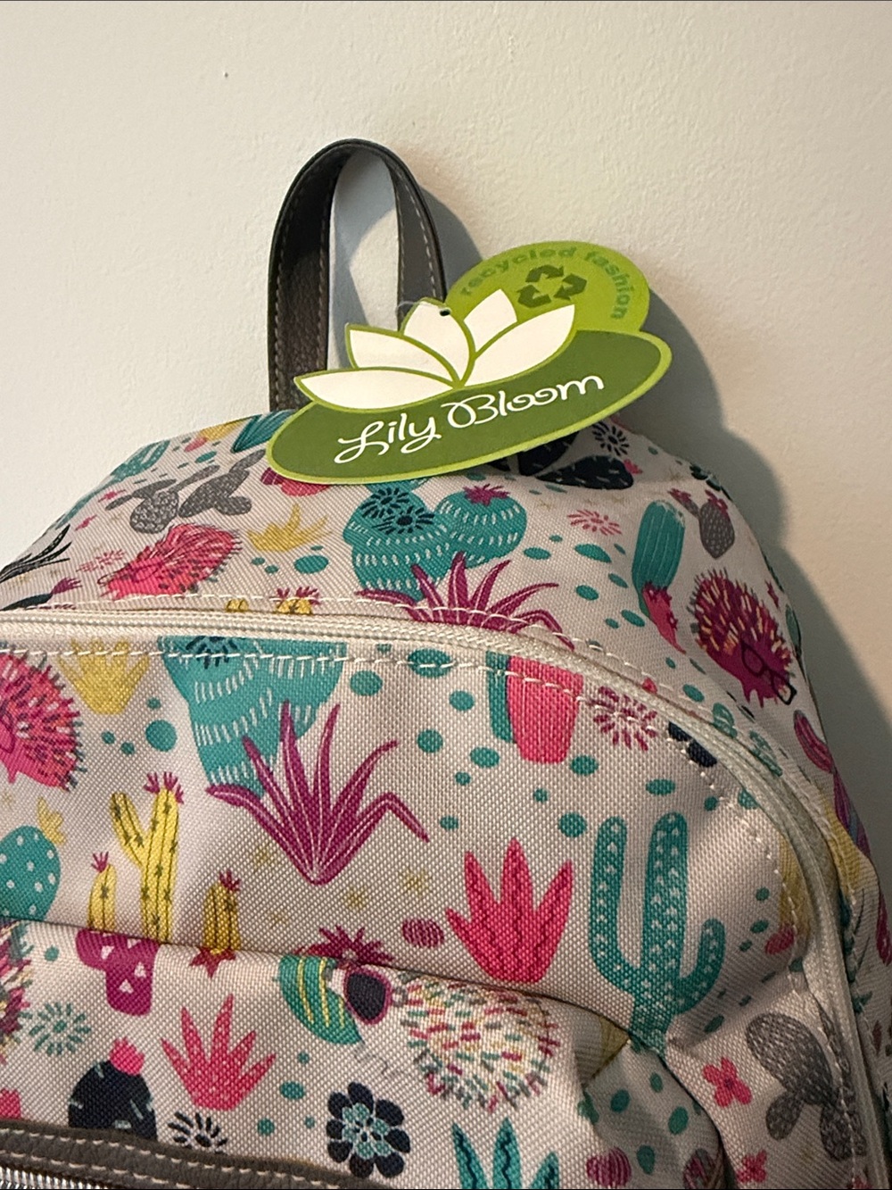 Lily Bloom Cactus Critter Print Colorful Hedgehog Mini Backpack New NWT - Picture 2 of 14
